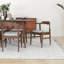 Keonne 6 - Person Solid Wood Solid Wood Top Four Leg Dining Set