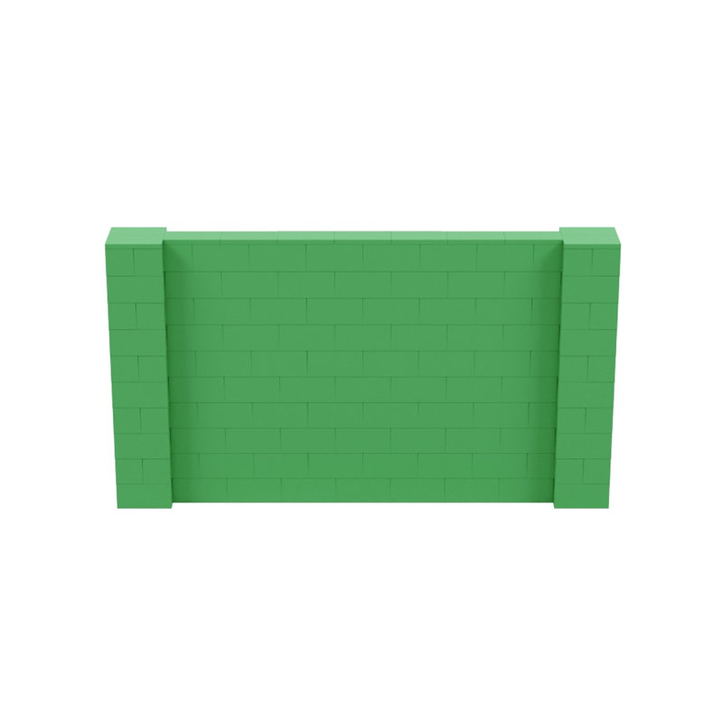 Ensemble mural de blocs géants 7 'T, H 60 po x l 108 po x P 12 po, Vert