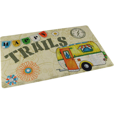 Tapis de séchage pour vaisselle 12 "X 20" - Happy Trails