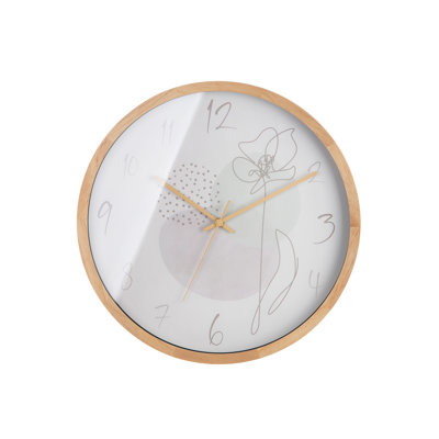 Ammadies Wood Wall Clock