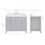 Meuble-lavabo simple avec plateau en quartz Macnair-554275410-600916788
