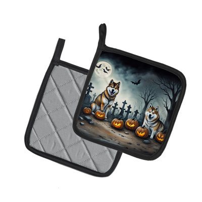 Paire de poignées Akita Spooky Halloween