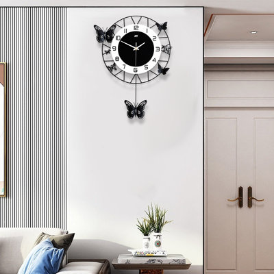 Atreo 9.5" Metal Wall Clock