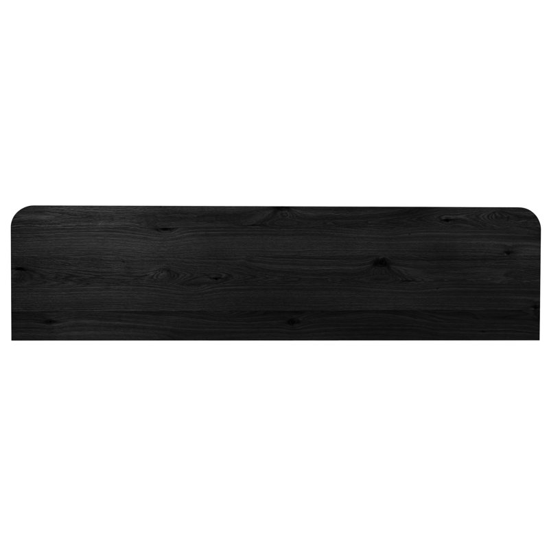 Liadonna 4 Door Wood Sideboard, Black