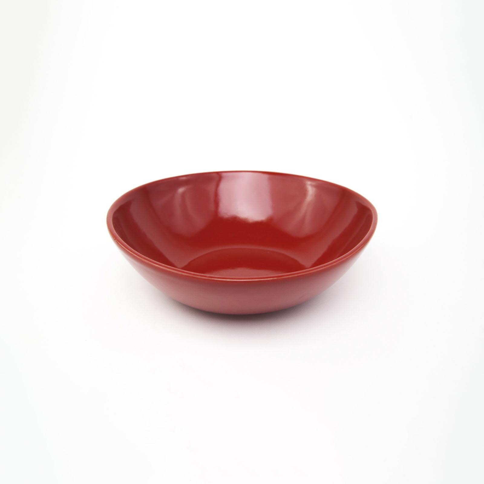 Red Ceramic Pasta Bowls Set, 32 Ounce Soup Bowls, Set of 6, Large