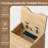 End Table with 3 Drawer