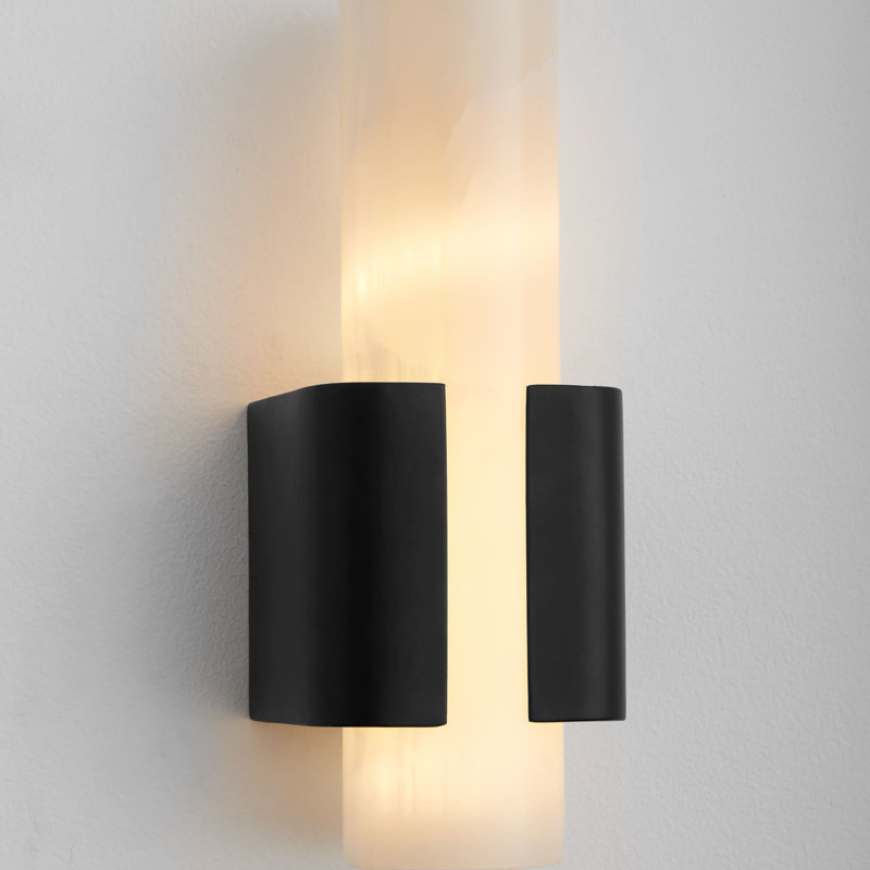 Nkiru 1LT CCT SCONCE - BK, Matte Black