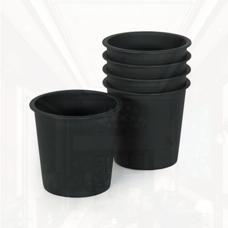 5" Round Nursery Plant Pot 5-Pack, 4.7" H x 5" W x 5" D