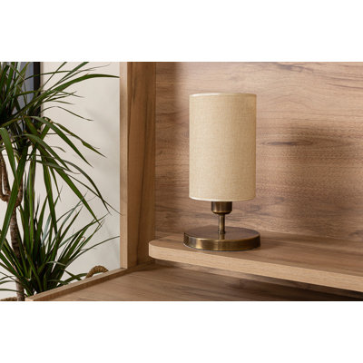 Lampe de table brune 12,6 po Halesowen