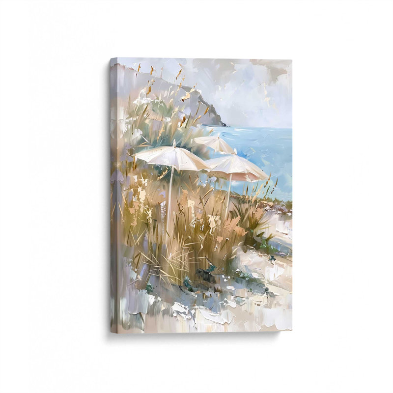 Parasol Seaside Calm I, H 18 po x l 12 po, Toile tendue, Ne s’applique pas