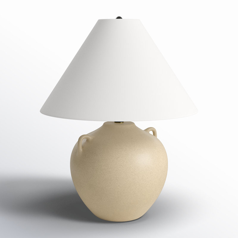 Ceramic Accent Lamp, Beige