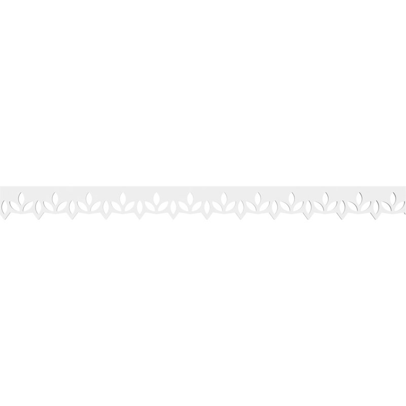 Garniture de service de qualité architecturale Laurel, H 4 po x L 48 po x P 0,63 po