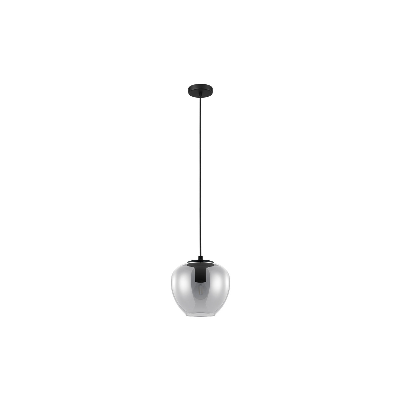 Babs Single Light Glass Pendant, 81" H x 9.25" W x 9.25" D
