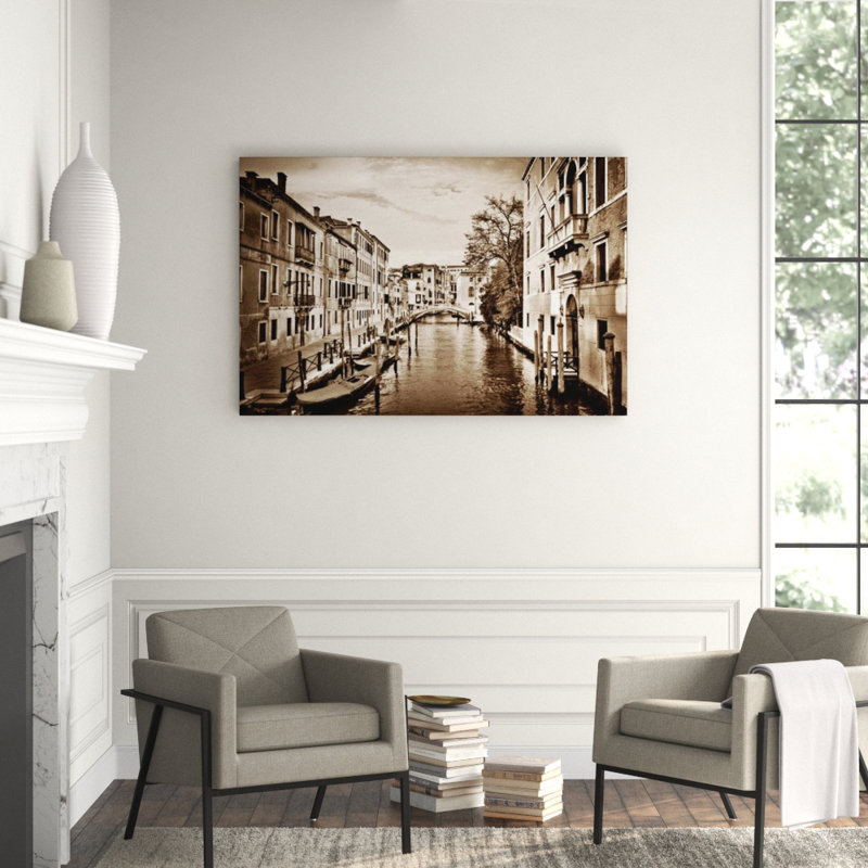 Thinking Of Venezia Print by Sofia Fox, 40" H x 60" W x 1.5" D, Plexi