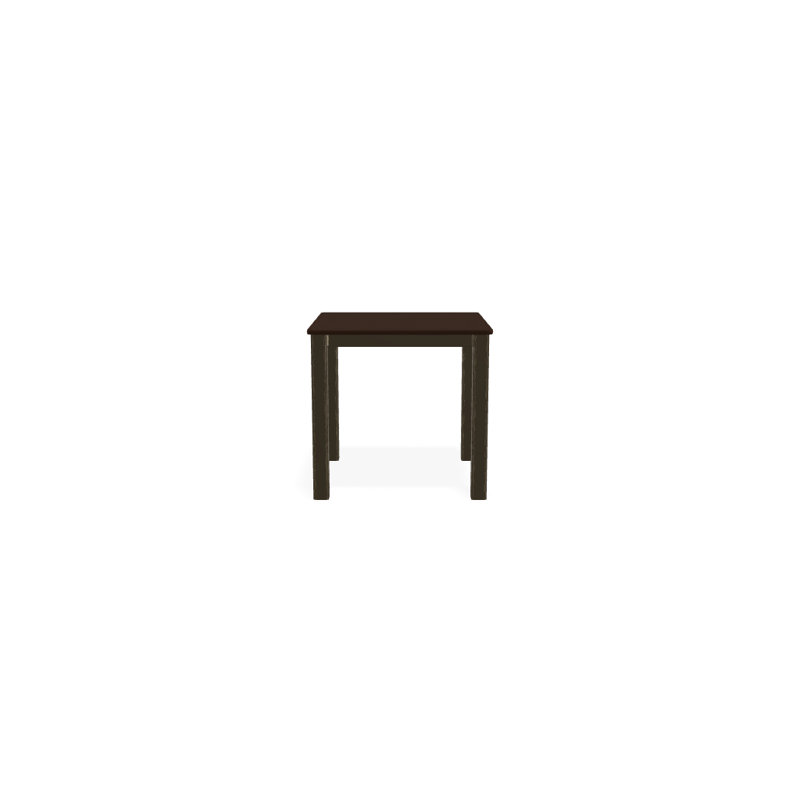 Robinett Outdoor Square Side Table, Kona P10, Textured Beachwood