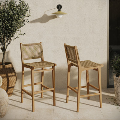 Ensemble de 2 chaises de bar Rowe
