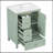 24"Bathroom Vanity With Adjustable Shelf-2010237868