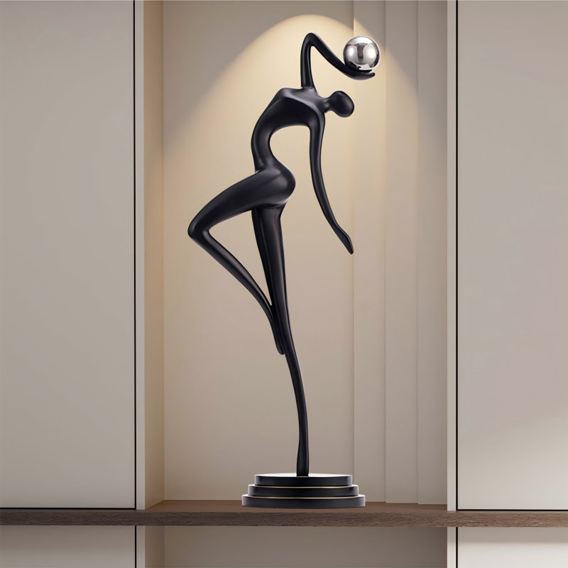 29.53"Minimalist Art Characters Figurine, 29.53" H x 12.2" W x 6.69" D
