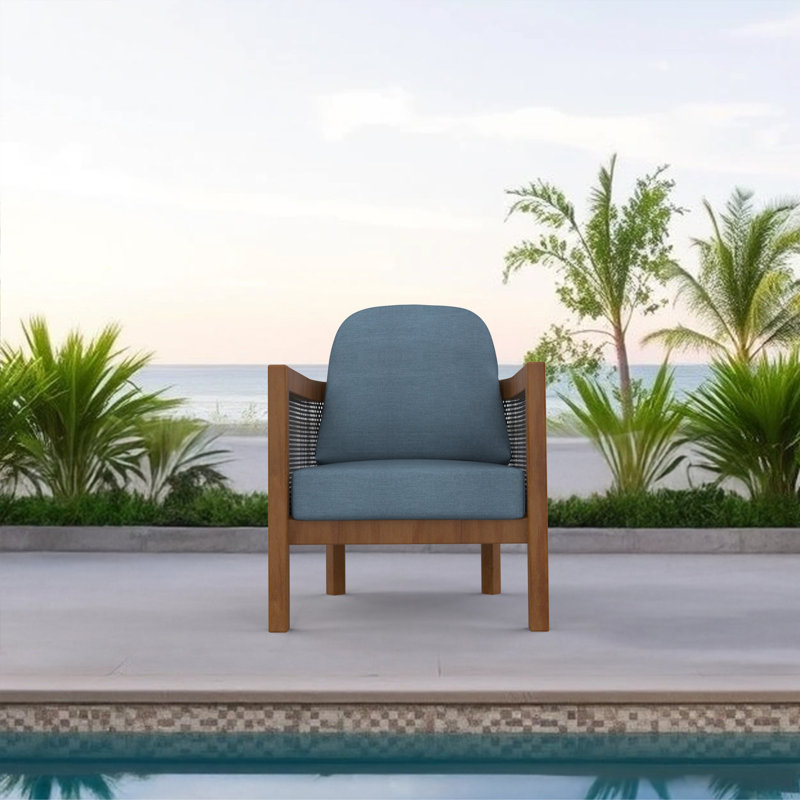 22x24x5 inch Arthor Rattan Sunbrella Outdoor Cushion Seat/Back, Alexandria Replacement Cushion for Outdoor Furniture