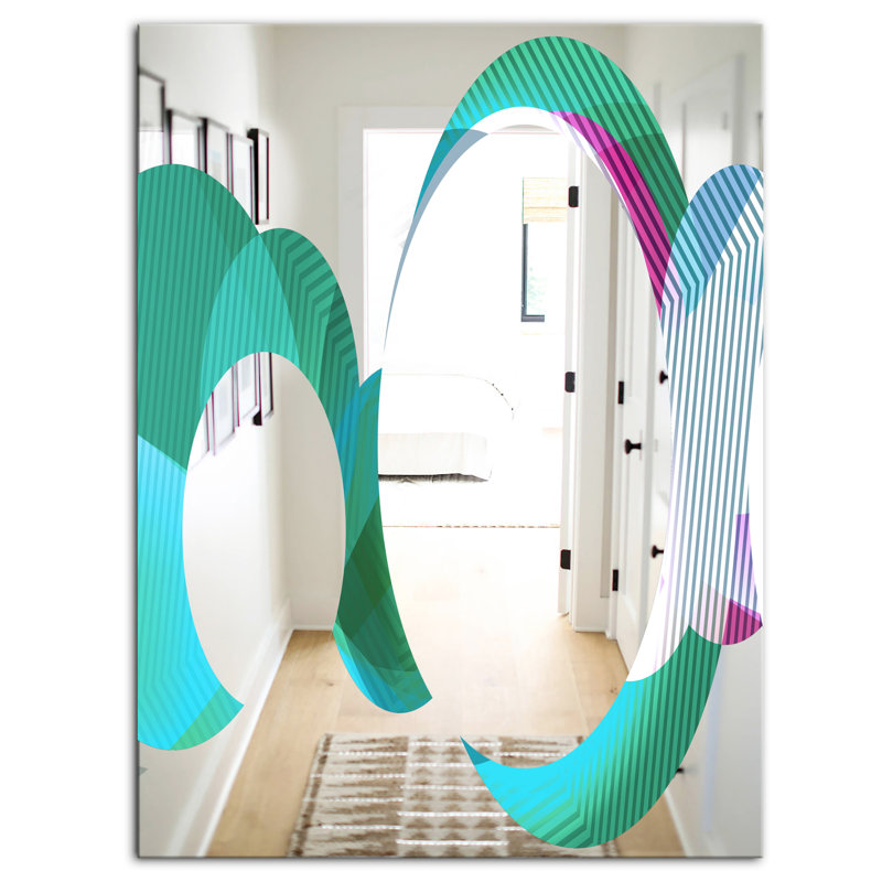 Miroir d'appoint circulaire Lacuna, H 39,4 po x l 29,5 po