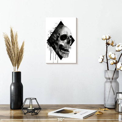 Tête de mort grunge Hitzel