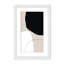 «Abstract Jumelage» par Uplusmestudio - Œuvre d'art encadrée sur papier-81386863-131284481-131284559