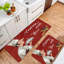 Ensemble de 2 tapis de cuisine Red Kitchen With Love