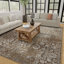 Tapis beige en polypropylène tissé à la main Raashid-1557298593