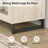 Modern TV Stand With Glass Doors For 40 Inch Tvs, Entertainment Center Console With Drawer And Metal Base For Living Room, Bedroom-644339059-645193775