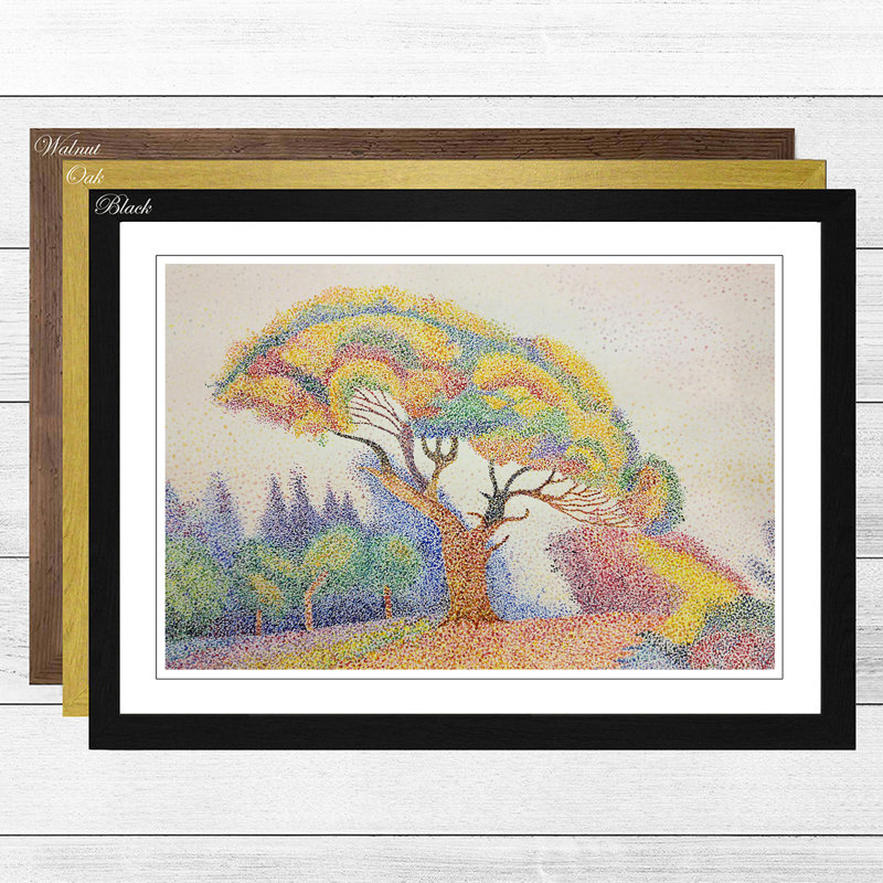 Paul Signac - Single Picture Frame Painting, Oak