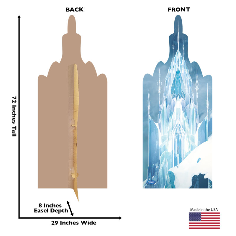 Frozen Ice Castle Life-Size Cardboard Standee