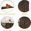 Cage pour chien style cage pour grands chiens d'intérieur très robuste 41 po-1350418231
