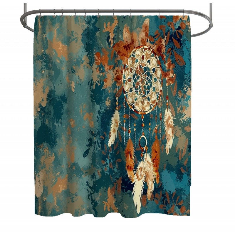 Dreamcatcher Shower Curtain, 93"H x 70"W