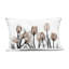 Coussin d'extérieur simple imprimé tulipes transparentes, design par Albert Koetsier
