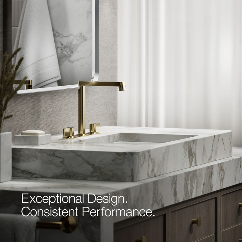 Components Bathroom Sink Handles With Lever Design, Vibrant French Gold
