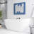 67" Freestanding Soaking Acrylic Bathtub