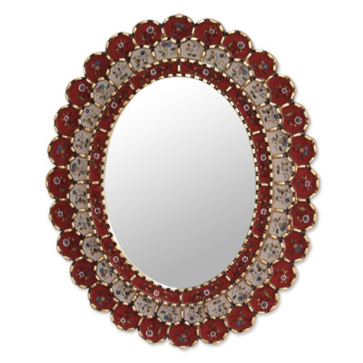 Brympton Solid Wood Frame Wall Mirror