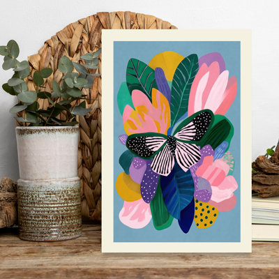 Art floral, papillon