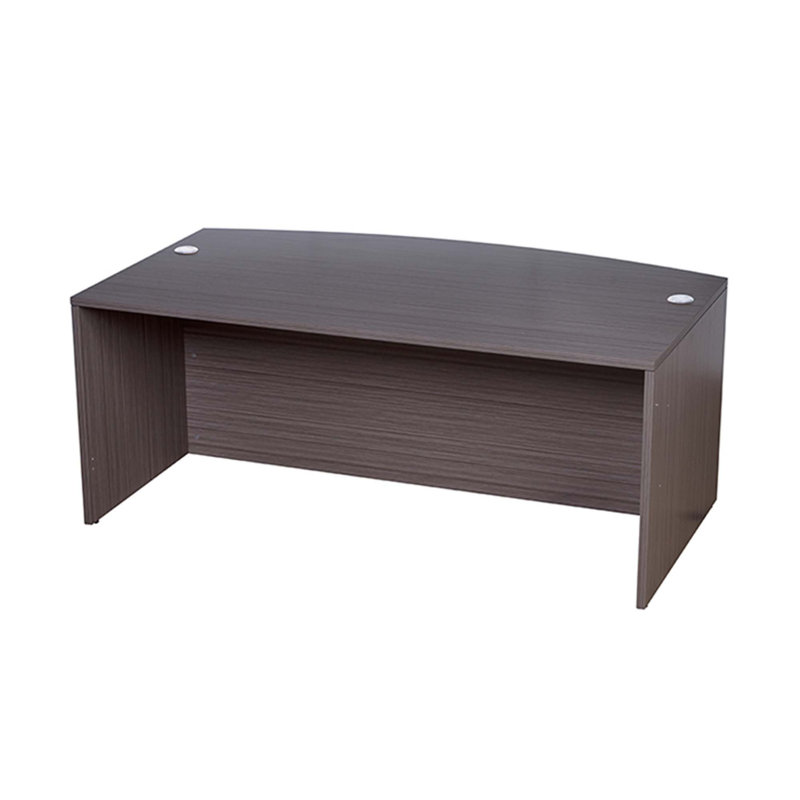 Coquille de réception Pery, panneau de modestie 71 po, gris fumée Driftwood, Bois flotté gris fumée
