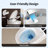 DeerValley Elongated Smart Toilet With Bidet with ADA Chair Height, MAP 1000 Siphon Jet Flush, Heated Seat, Warm Air Dryer, Safety Mode & Remote Control