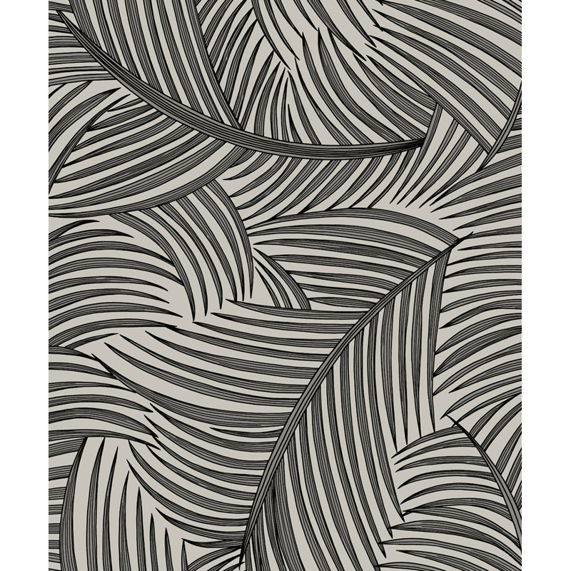 Rouleau de fleurs Bobb Peel & Stick, L 396 po x l 20,9 po, Gris anthracite