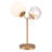 Gold Solar Eclipse Table Or Desk Lamp