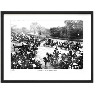 London, Hyde Park 1890 by Francis Frith - Single Picture Frame Print