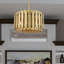 Lustre cylindrique unique à 5 lumières Greenwich