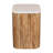Oakish Marble Side Table