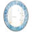 Geode Interior with Light Blue crystals - Modern Wall Mirror-40097480