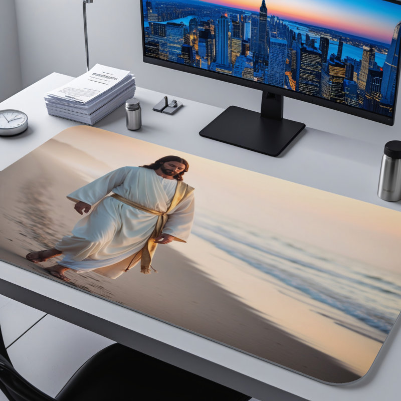 Polyester Desk Pad, 31.5x15.5