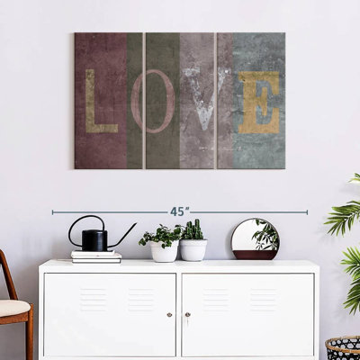 Impression sur toile, "Love sign"