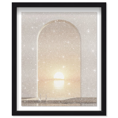 Sunset Warmth Framed Graphic Art