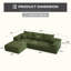 Canapé modulaire rembourré 2 pièces Natick-1814187206-1814187205